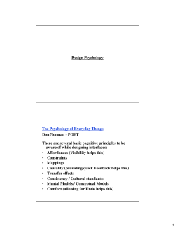 Design Psychology