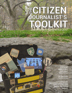 the Citizen Journalist's Toolkit