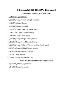 Click on "Schedule 2015 