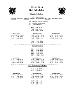 New Wood Bell Schedules 15-16