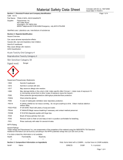 Material Safety Datasheet 16173 (PDF)