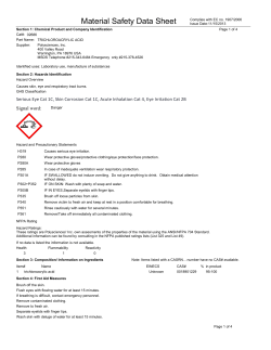 Material Safety Datasheet 02686 (PDF)