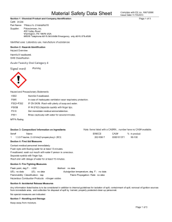 Material Safety Datasheet 01236 (PDF)