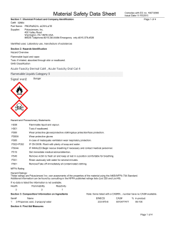 Material Safety Datasheet 02964 (PDF)