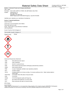 Material Safety Datasheet 25505 (PDF)