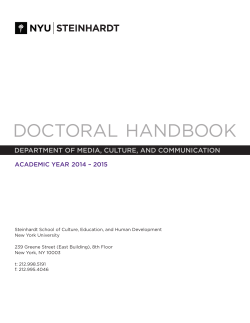 PhD Handbook