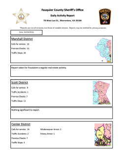 Daily Activity Report 02032016