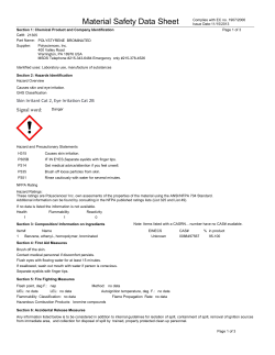 Material Safety Datasheet 21305 (PDF)