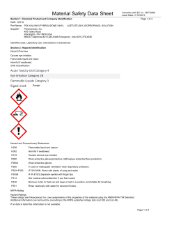 Material Safety Datasheet 09718 (PDF)