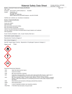 Material Safety Datasheet 03561 (PDF)