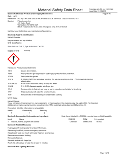 Material Safety Datasheet 16273 (PDF)