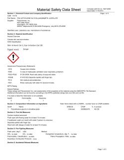 Material Safety Datasheet 15179 (PDF)