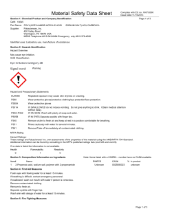 Material Safety Datasheet 18545 (PDF)