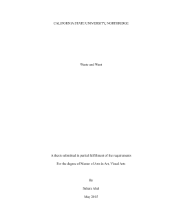 Ahal Sahara thesis 2015