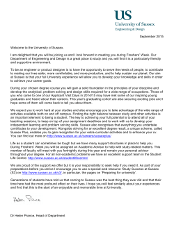 Engineering UG welcome letter 2015 [PDF 244.80KB]