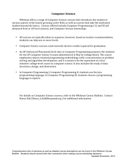 Guide to Electives: &nbsp;Computer Science