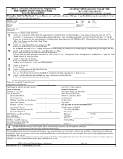 MCPS Permission Form Vietnamese