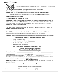 Parent Information (Spanish)