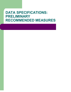 Quality Measures -Specifications for ambulatory care (PDF: 2MB/133 pages)