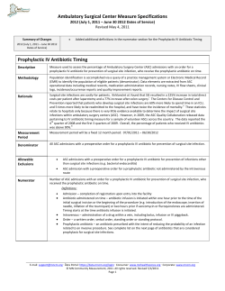 Ambulatory Surgical Centers: Three Measures &ndash; 2011 (PDF: 146KB/5 pages)