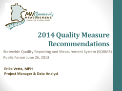 Physician clinic and ambulatory surgical center recommendations (PDF: 314KB/26 pages)