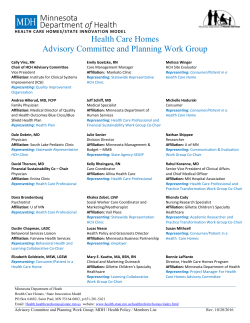 Advisory Committee Member List (PDF)