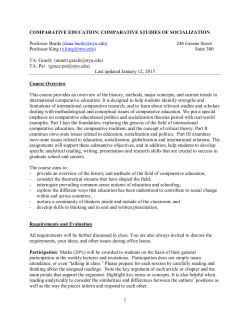 Political Issues in International Education