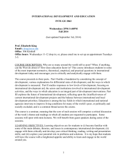 International Development Education