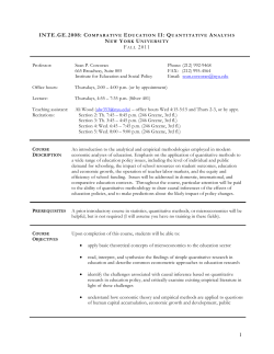 Comparative Stud Educ II