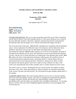 International Development Education