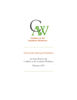 Coalition on the Academic Workforce