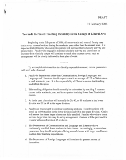COLA Toward Increased Teaching Flexibility