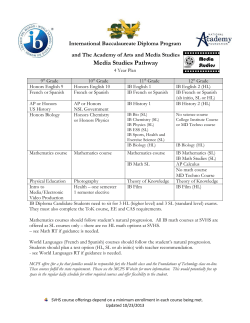 Media Studies Pathway