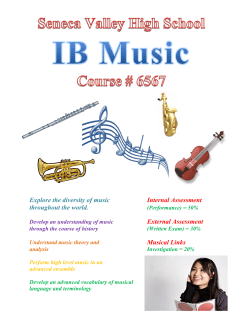 IB Music, SL