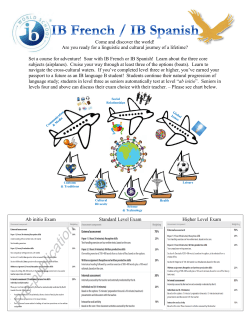 IB French, SL or HL