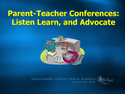 Tips for Successful Teacher Parent Conferences