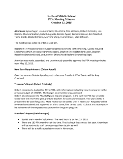 October 2015 Meeting Minutes