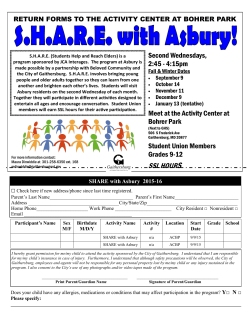 SHARE with Asbury, Reading Buddies