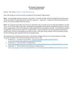 SUM - AP Computer Programming