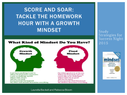 Navigating the Homework Hour with a Growth Mindset