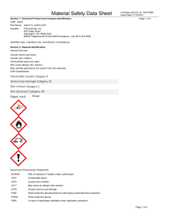 Material Safety Datasheet 02037 (PDF)