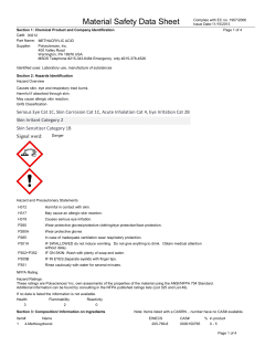 Material Safety Datasheet 00212 (PDF)