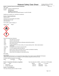 Material Safety Datasheet 02056 (PDF)