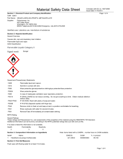 Material Safety Datasheet 02401 (PDF)