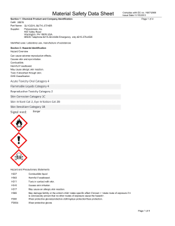 Material Safety Datasheet 05678 (PDF)