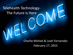 Telehealth Technology Webinar (PDF)