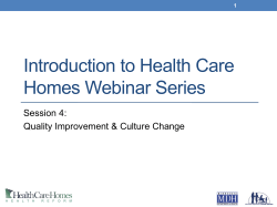 Quality Improvement Culture Change (PDF)