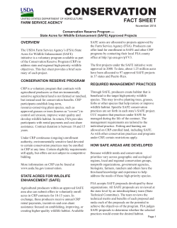 FSA's SAFE Fact Sheet
