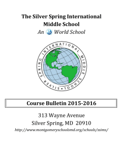 Course Bulletin 2015-2016