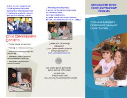 Child Development Brochure